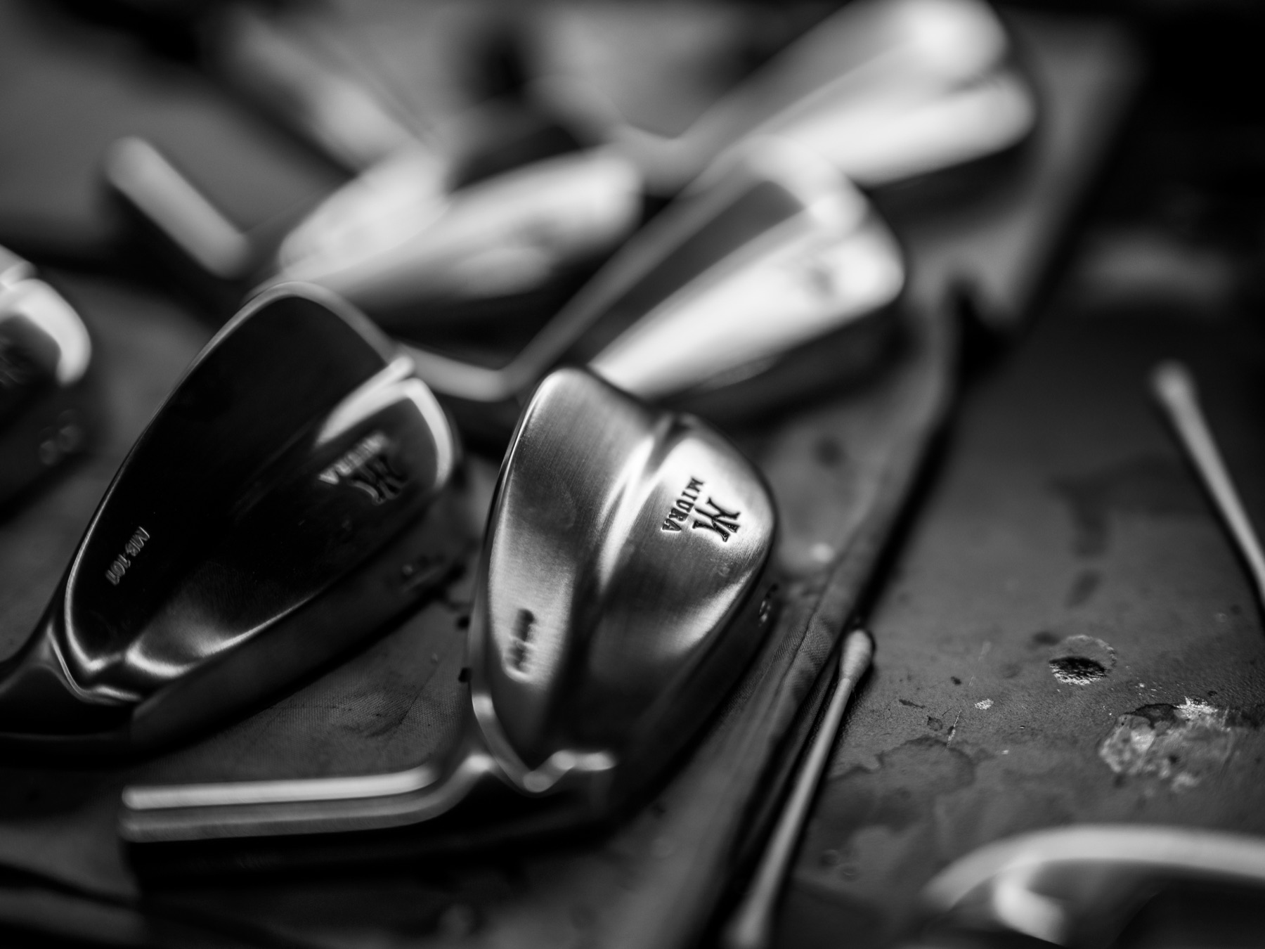 Miura irons close-up